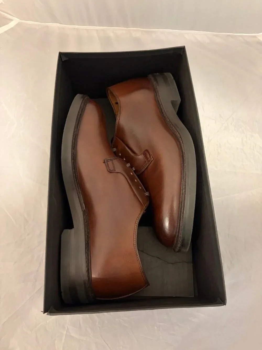 Allen Edmonds Drake Mahogany LE leather brown men’s dress shoes size 9 3E 6562S